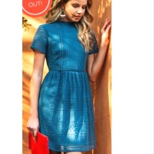 Francesca's Collections Vivienne Ladder Lace Trim dress NWOT